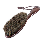 Nakata Premium Natural Bristle Clothes Brush with handcrafted beech wood handle and dense natural bristles