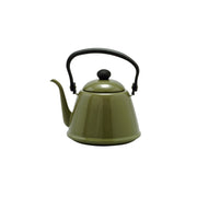 Noda Horo Olive Enamel Gooseneck Drip Kettle – 2L Capacity