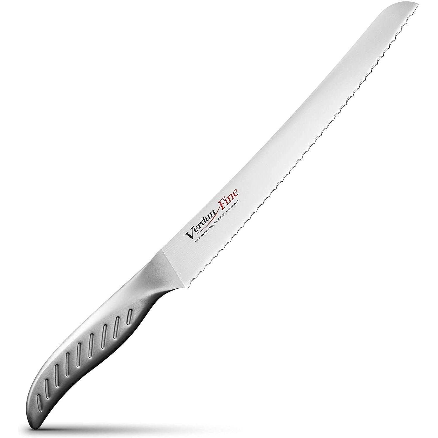 Shimomura Verdun 220mm all-stainless steel serrated bread knife
