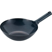 Summit 1.2 mm Cast Iron Flat Bottom Japanese Wok – 27/30/33 cm