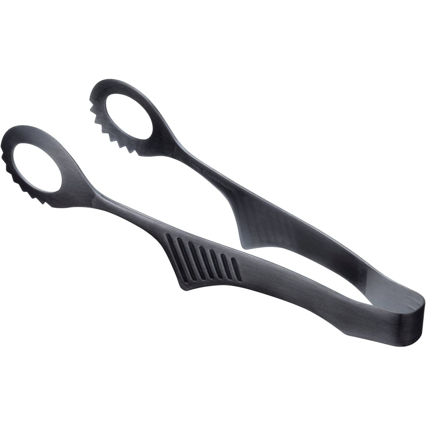 Todai Matte Black 18/0 Stainless Steel Buffet Clever Tongs 218mm