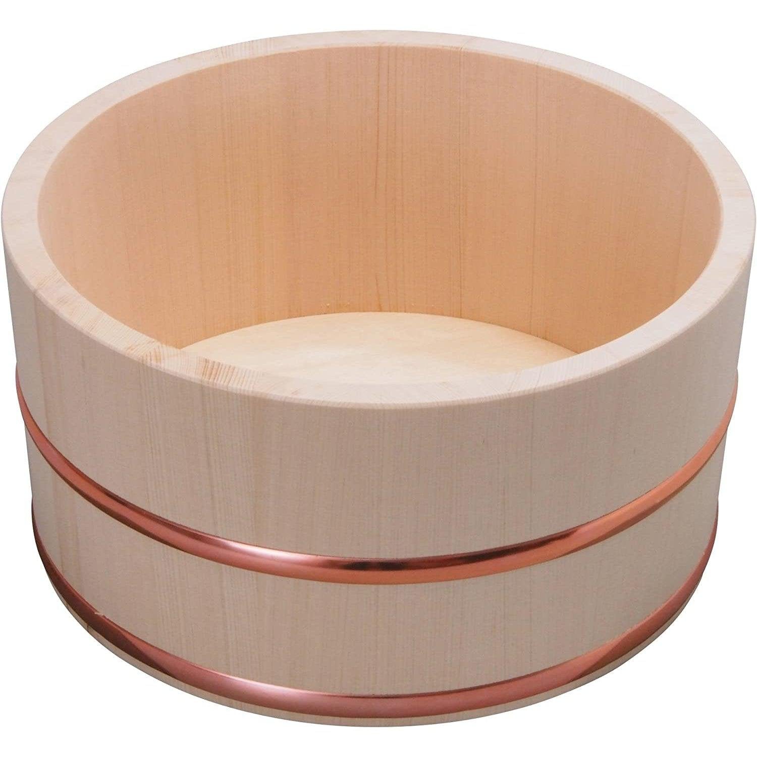 Handcrafted Umezawa Hinoki Bath Bucket – Japanese Cypress Wood