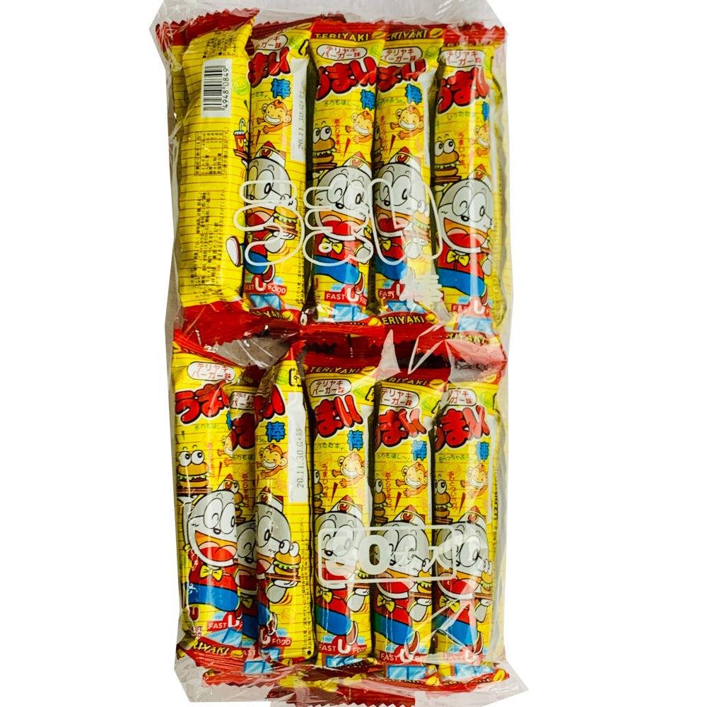 Yaokin Teriyaki Sauce Corn Puff Snack – 30 Crunchy Pieces