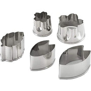 Yoshikawa Sakura Cherry Blossom Stainless Steel Vegetable Cutter Set 5-Piece