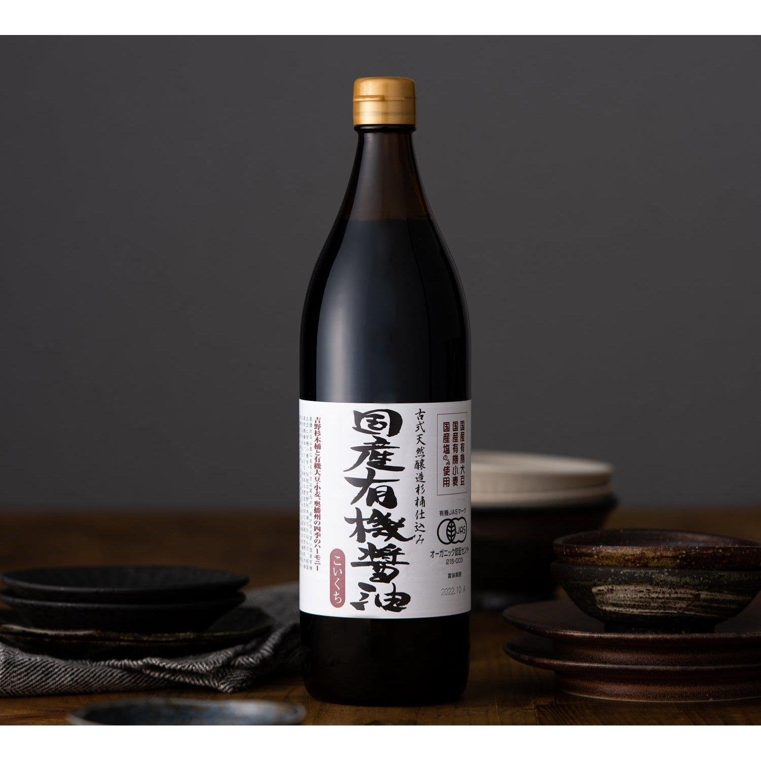 Organic Japanese Dark Soy Sauce Adachi Koikuchi 500ml