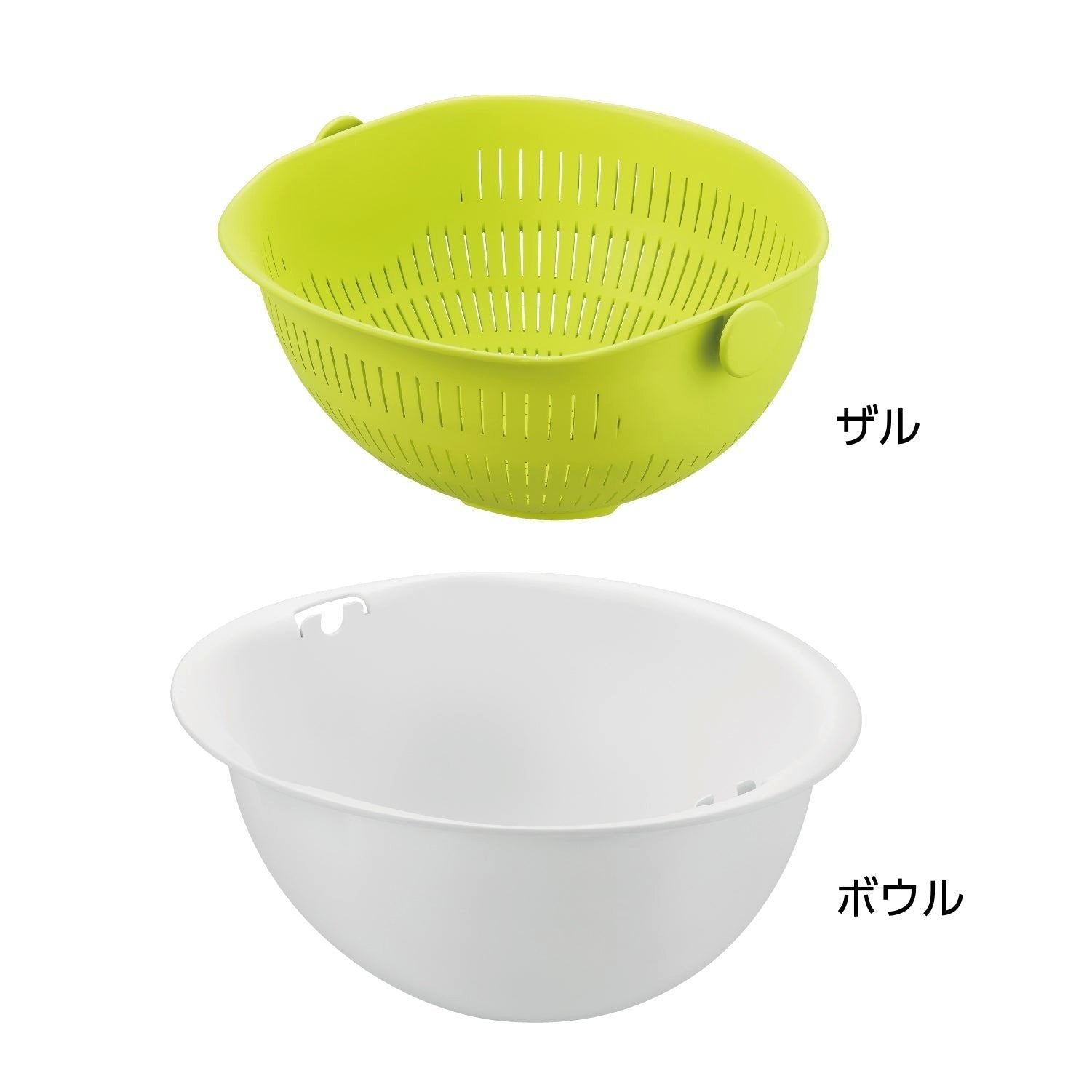 Akebono Large 2-in-1 Strainer Bowl with 3.2L Capacity