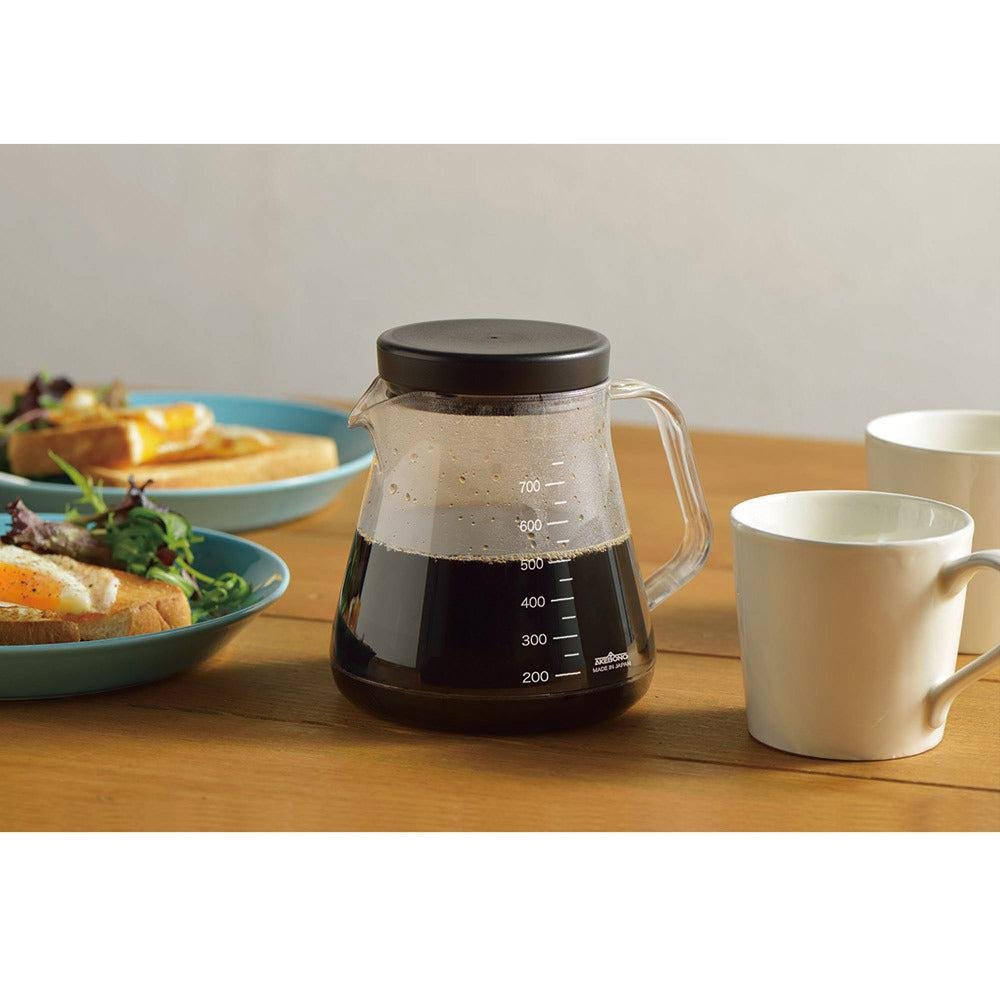Akebono Transparent Heat-Resistant Plastic Coffee Pot with Lid