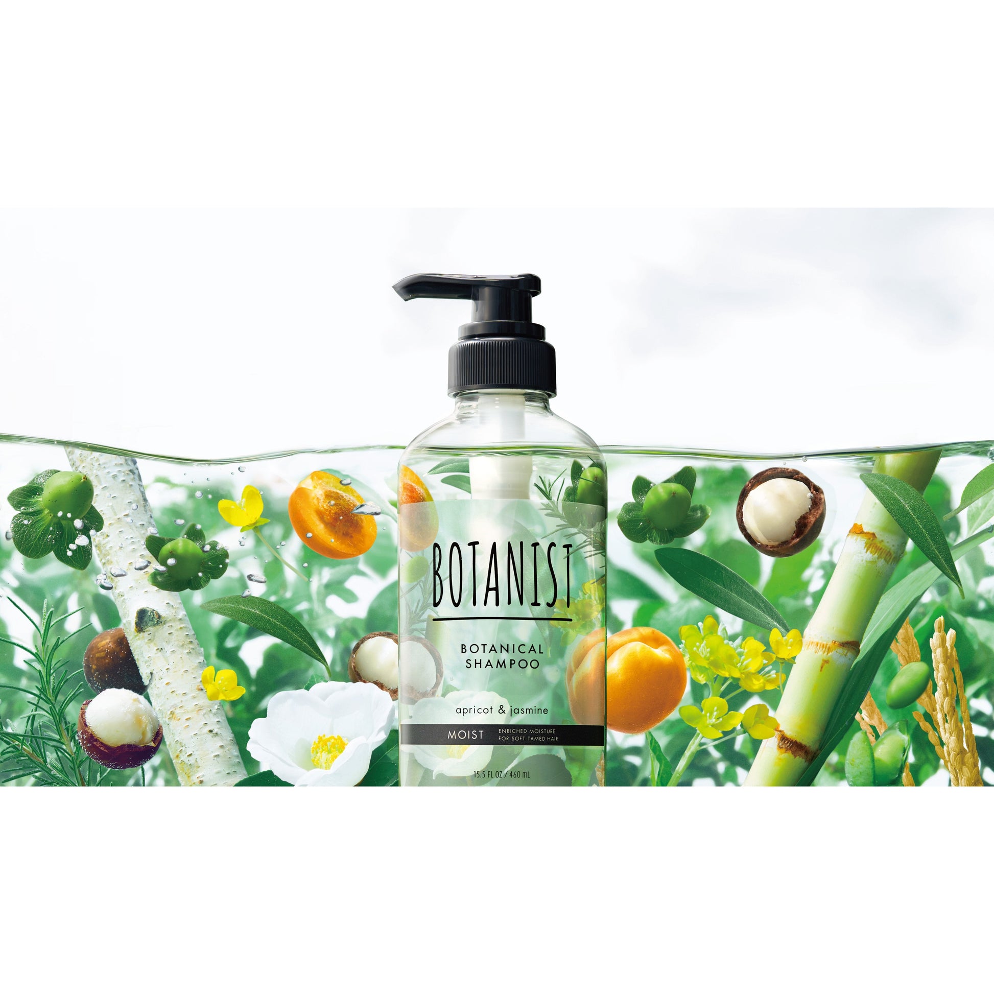 Botanist Moisturizing Apricot Jasmine Shampoo 460ml – Silicone‑Free Botanical Blend