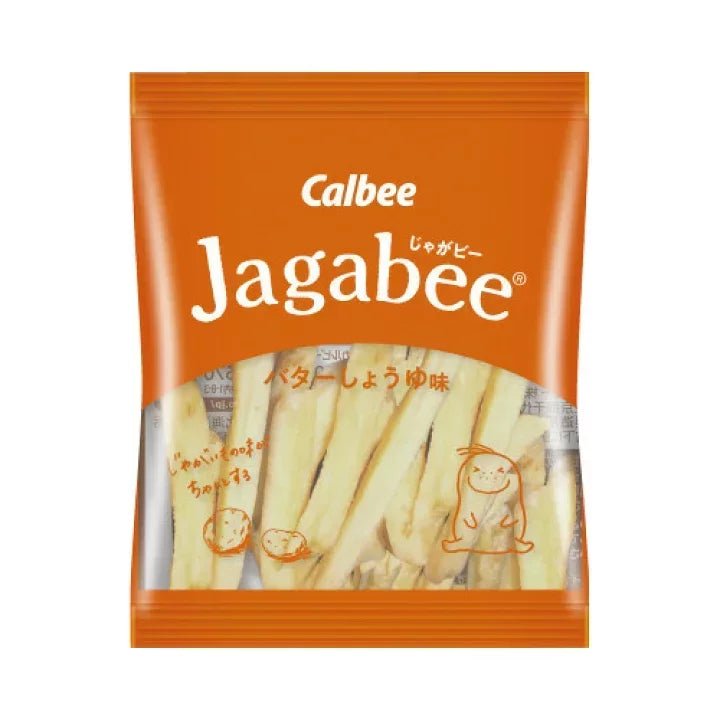 Calbee Jagabee Butter Soy Sauce Potato Sticks Crunchy Snack 75g