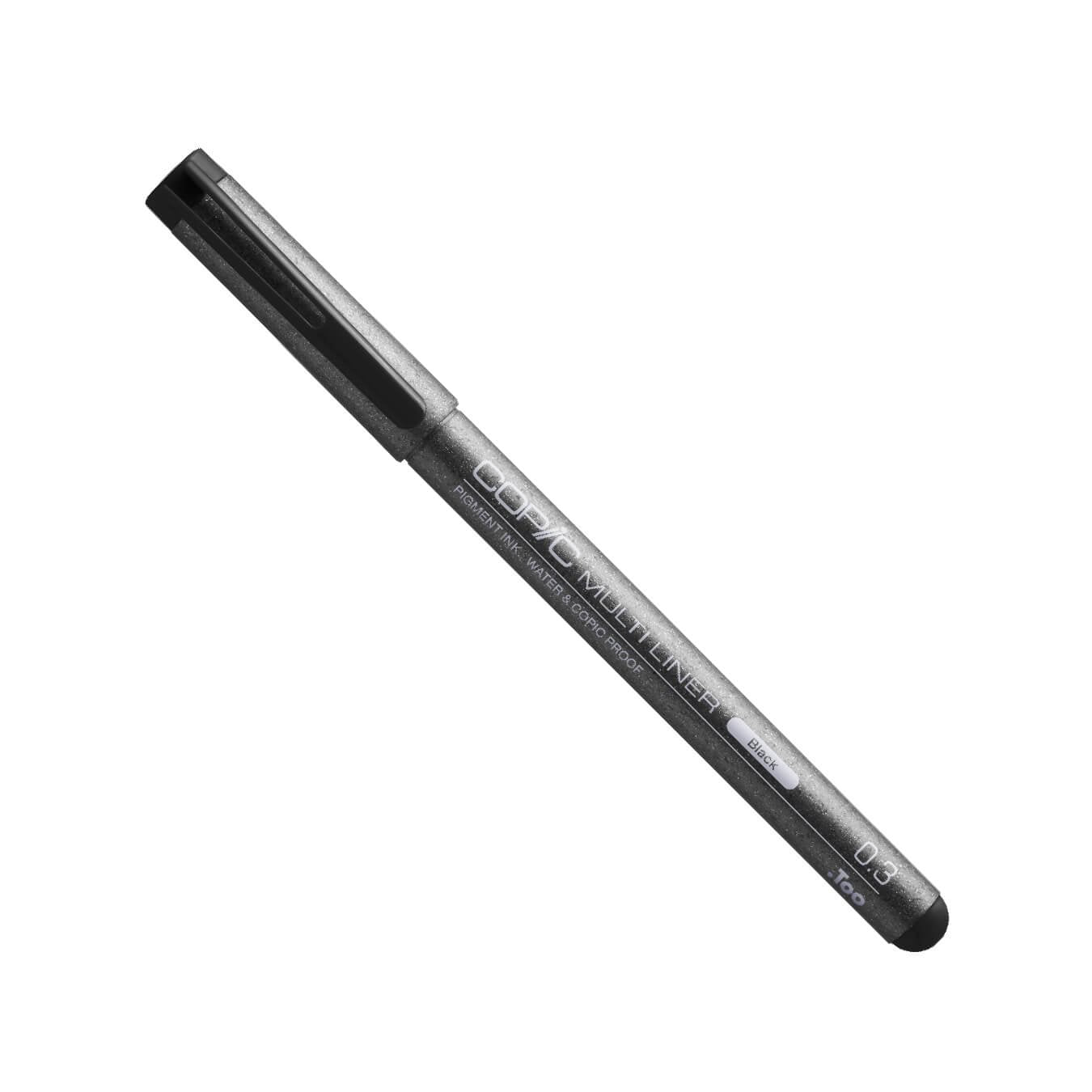 Copic Black Multiliner Marker Set – 7 Precision Pens for Artists