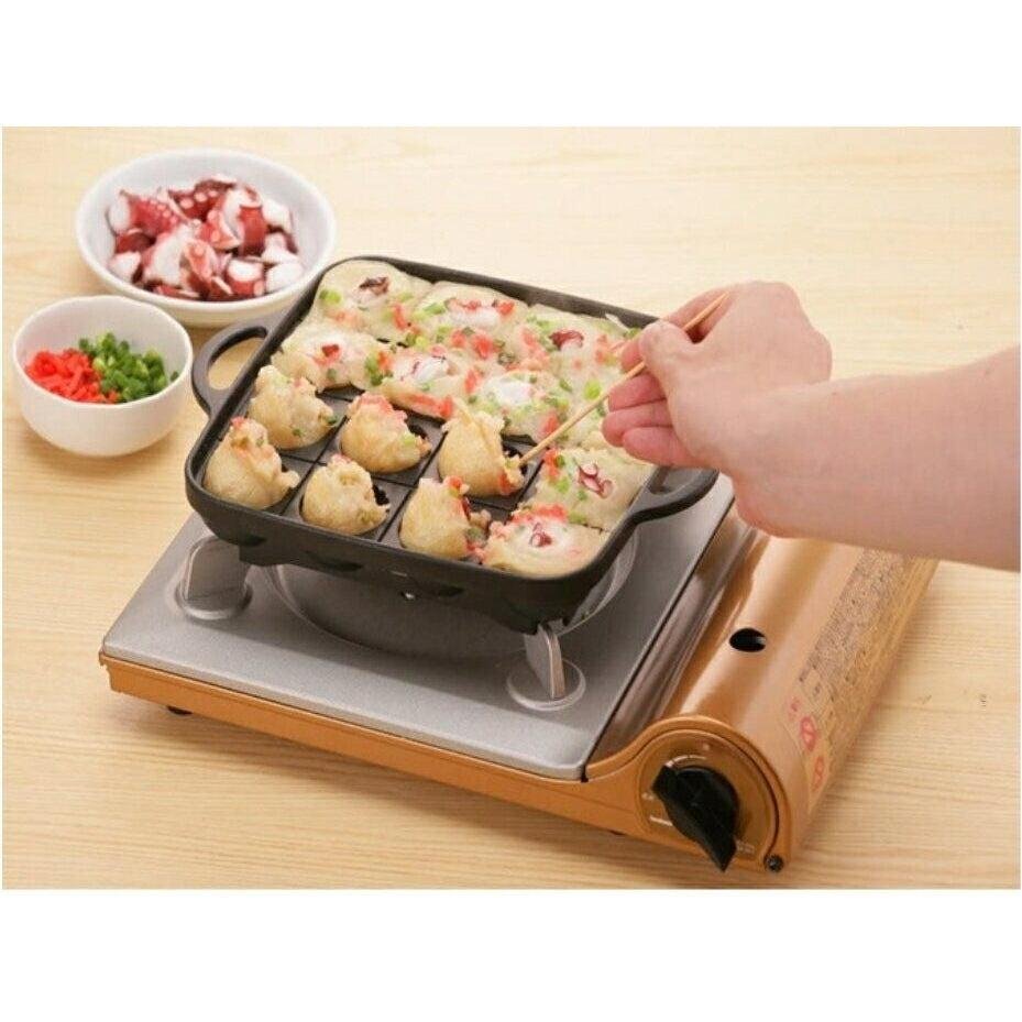 Ikenaga 16-Ball Cast Iron Takoyaki Pan – IH & Gas Compatible