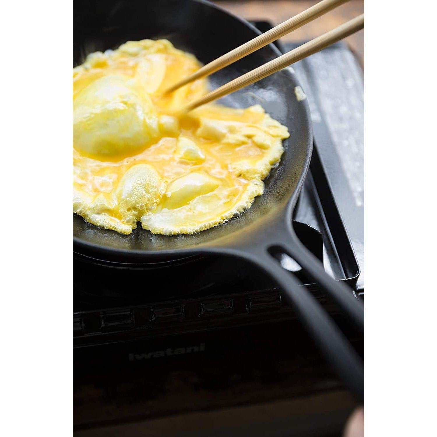 Iwachu Nambu 24cm Cast Iron Omelette Frying Pan