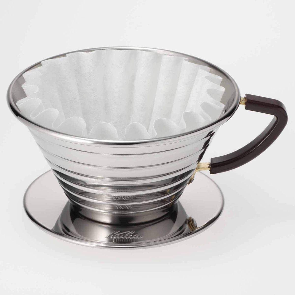 Kalita Wave 185 Stainless Steel Coffee Dripper – Precise Japanese Brew