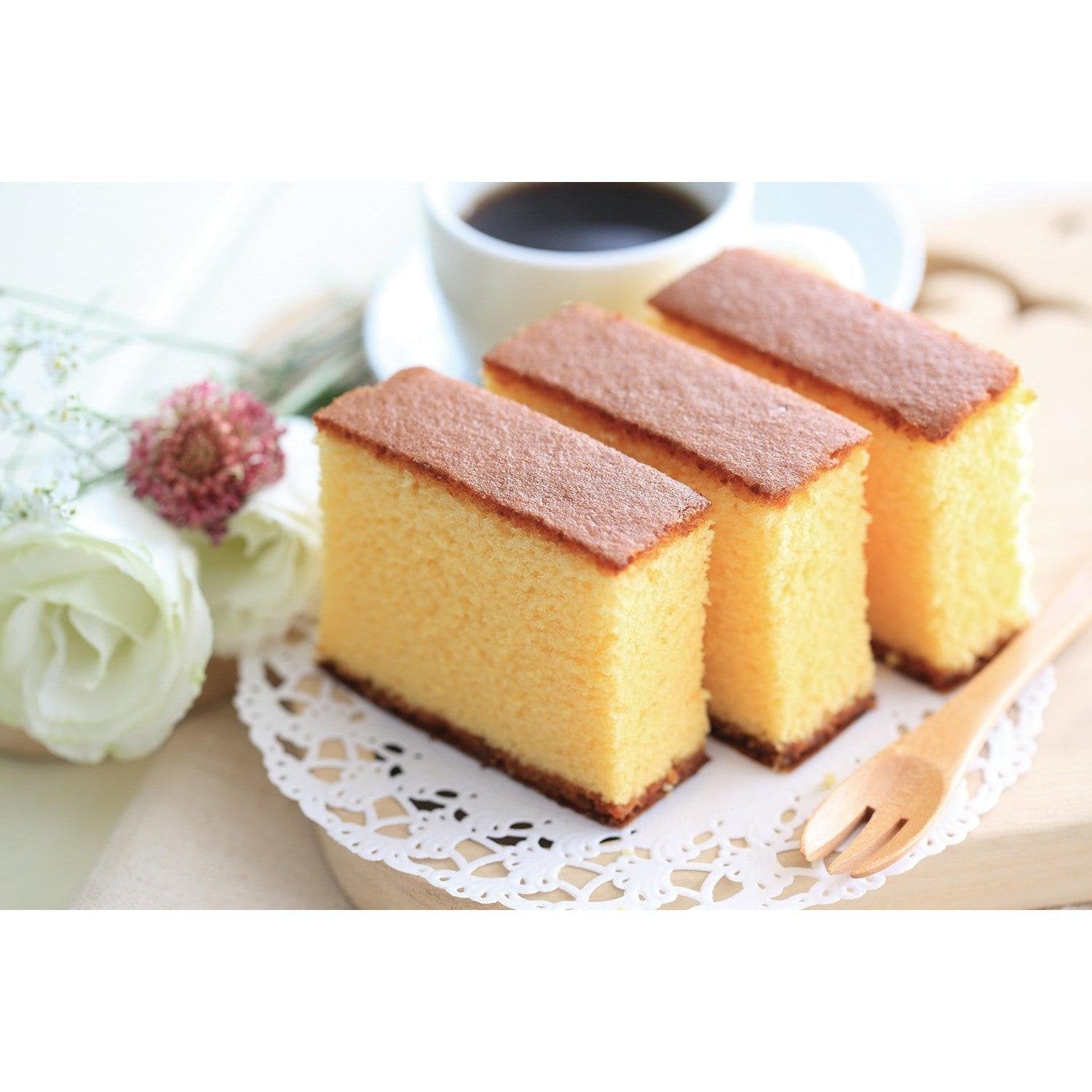 Kashuen Moricho Long Shelf Life Honey Castella Cake 3-Pack