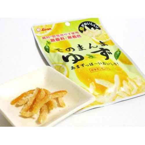 Lion Sonomanma Yuzu Candied Citrus Peel Snack Pack 6
