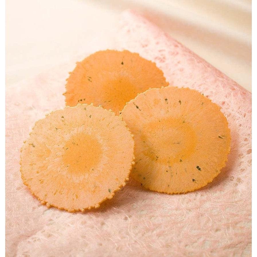 Mikawaya Ebi Mirinyaki Shrimp Crackers – 7‑Piece Packs, 3 Sets