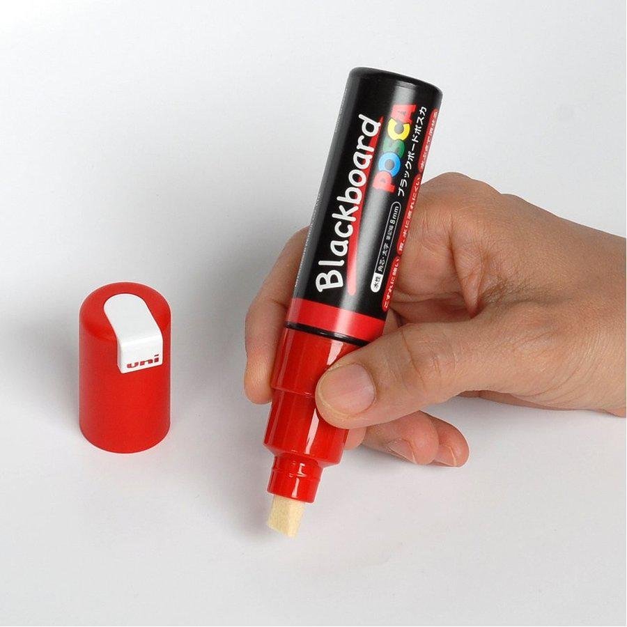 Uni Posca Blackboard Fat Marker Set – 8 Bold Water‑Based Colors