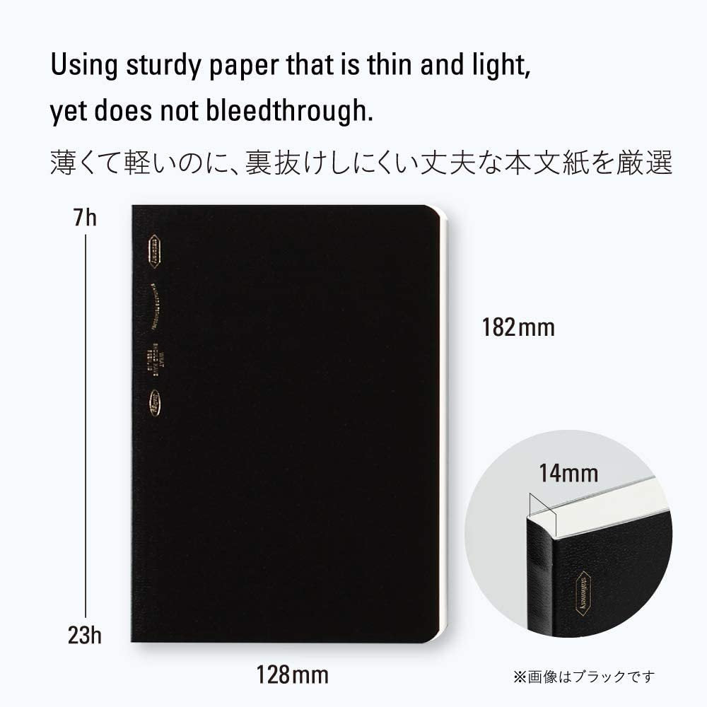 Nitto Stalogy B6 Grid Notebook 365 Days Planner Black