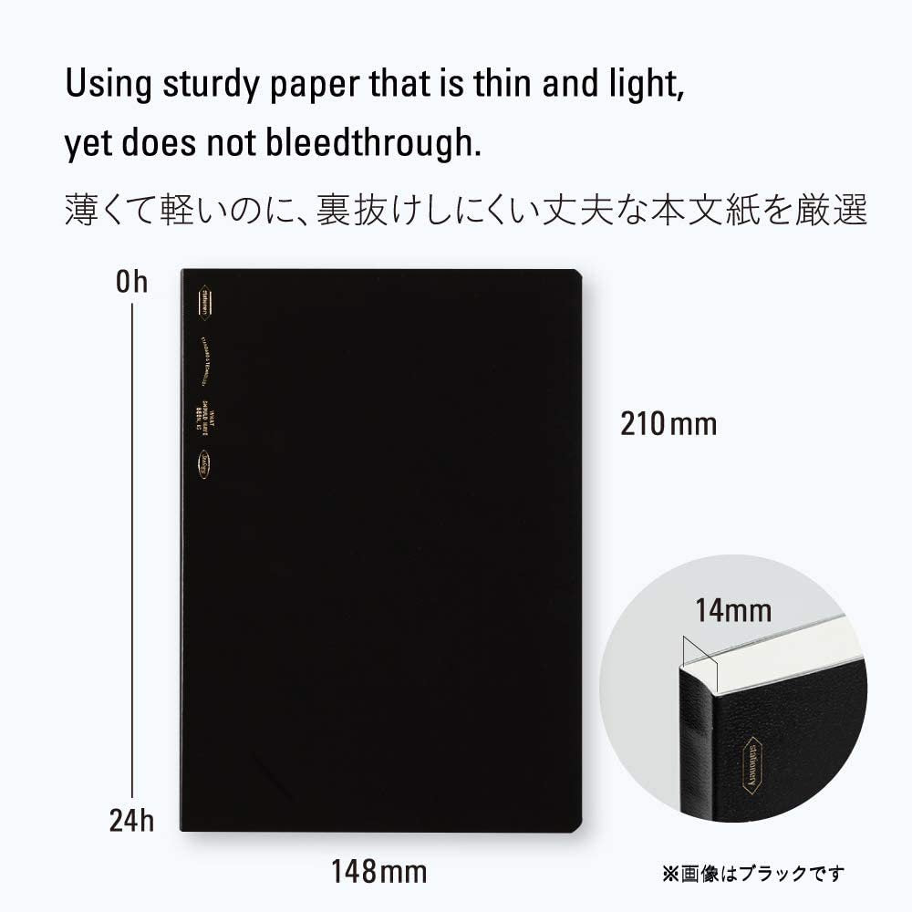 Nitto Stalogy A5 Grid Notebook – 365-Day Planner, Japanese Quality