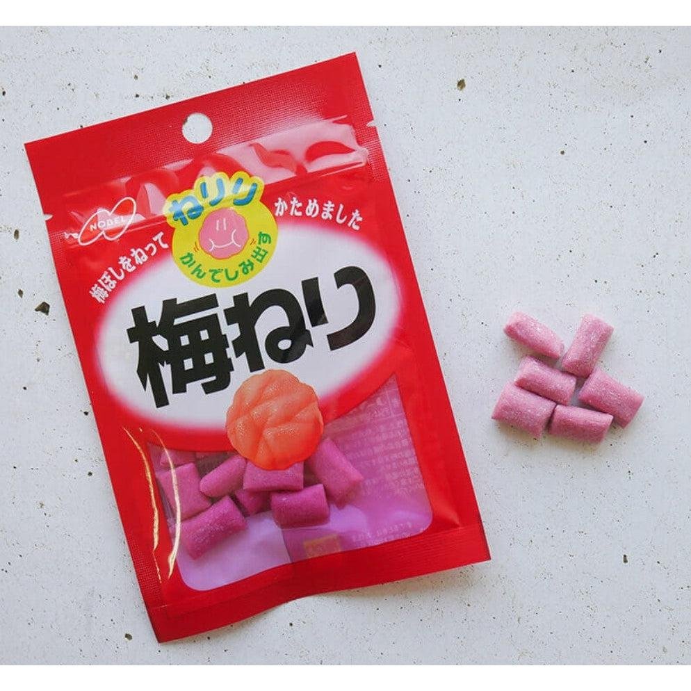 Nobel Neriri Ume Neri Umeboshi Paste Candy Pack of Ten