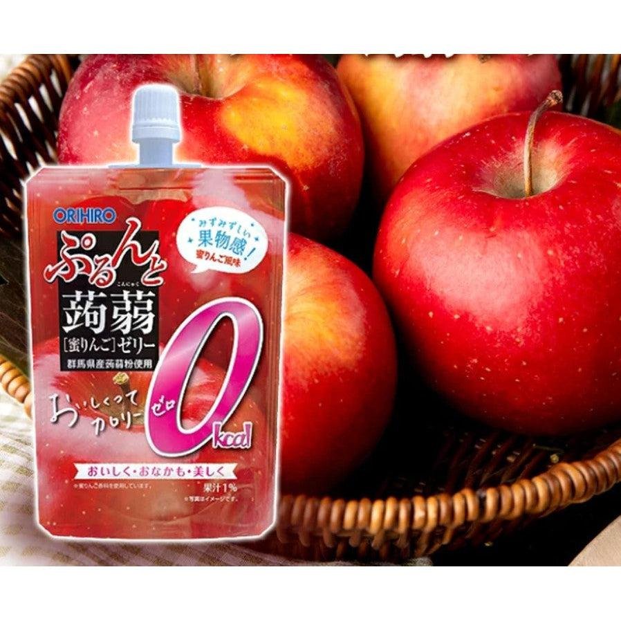 Orihiro Apple‑Flavored Drinkable Konjac Jelly – Zero Calorie 130g