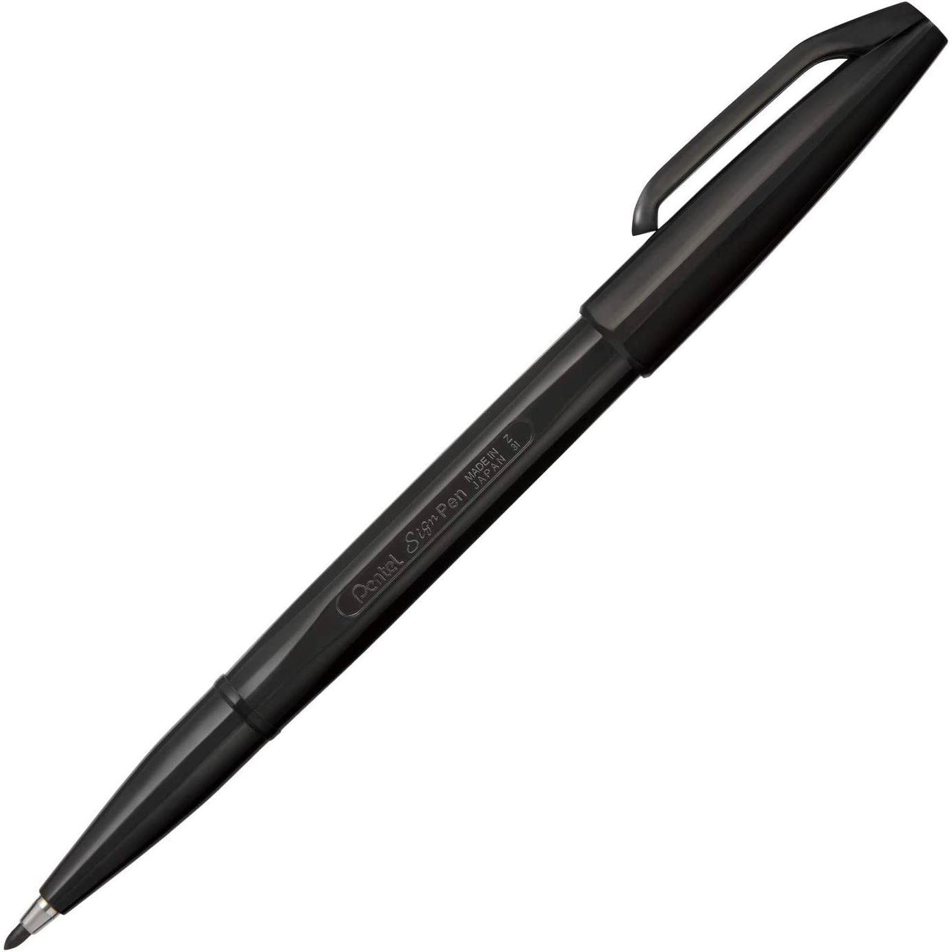 Pentel Sign Pen Black Marker Set 10 Pieces S520-AD