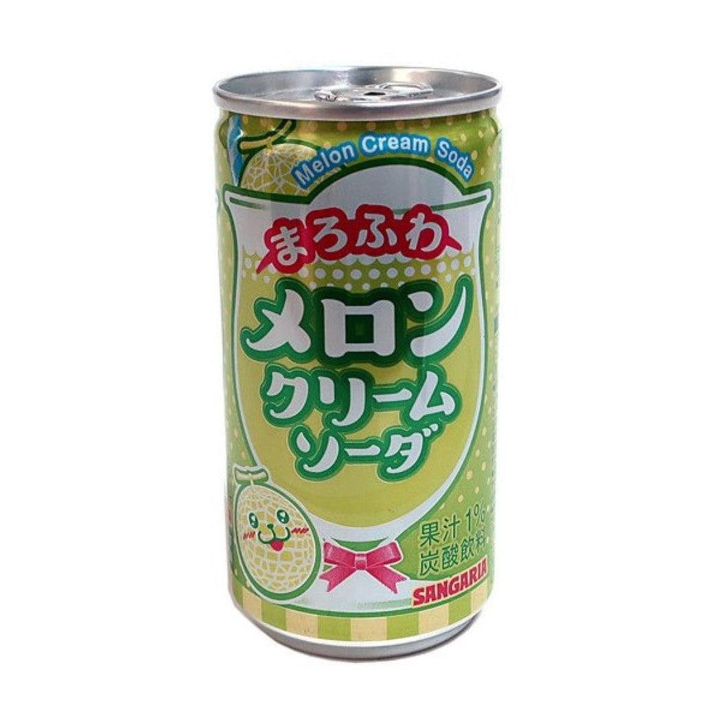 Sangaria Marofuwa Melon Cream Soda 190g Cans Box of 30