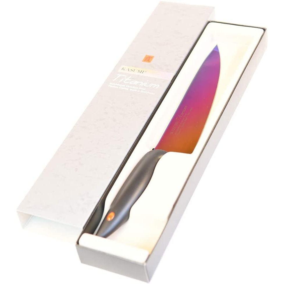 Sumikama Kasumi 200mm Opal Titanium Gyuto-Style Kitchen Knife
