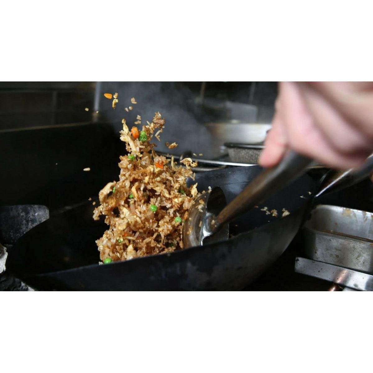 Summit 1.2 mm Cast Iron Flat Bottom Japanese Wok – 27/30/33 cm