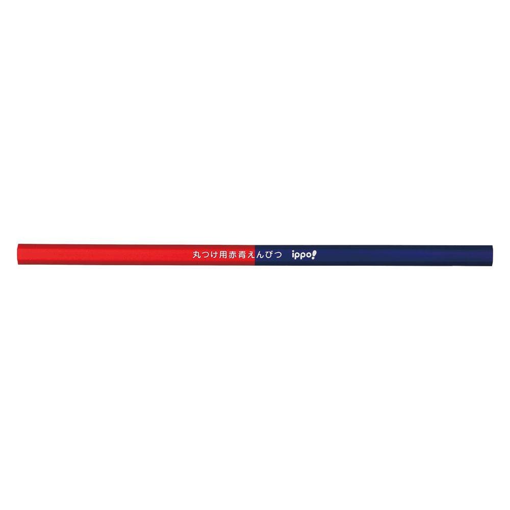 Tombow Ippo Double‑Sided Colored Pencil Set 12‑Piece Vermilion Blue