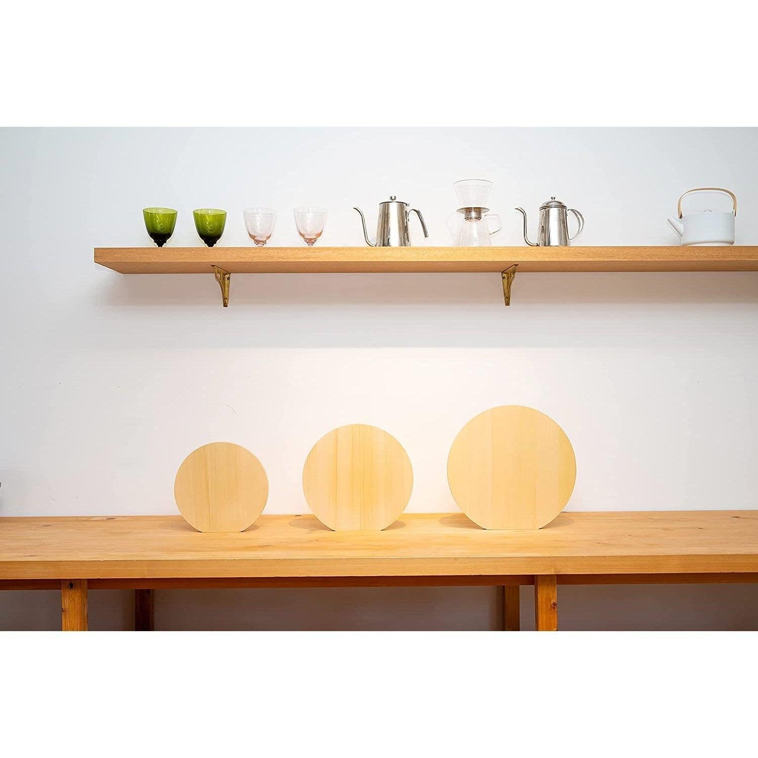 Umezawa Premium Round Hinoki Cutting Board – Aomori Hiba Wood