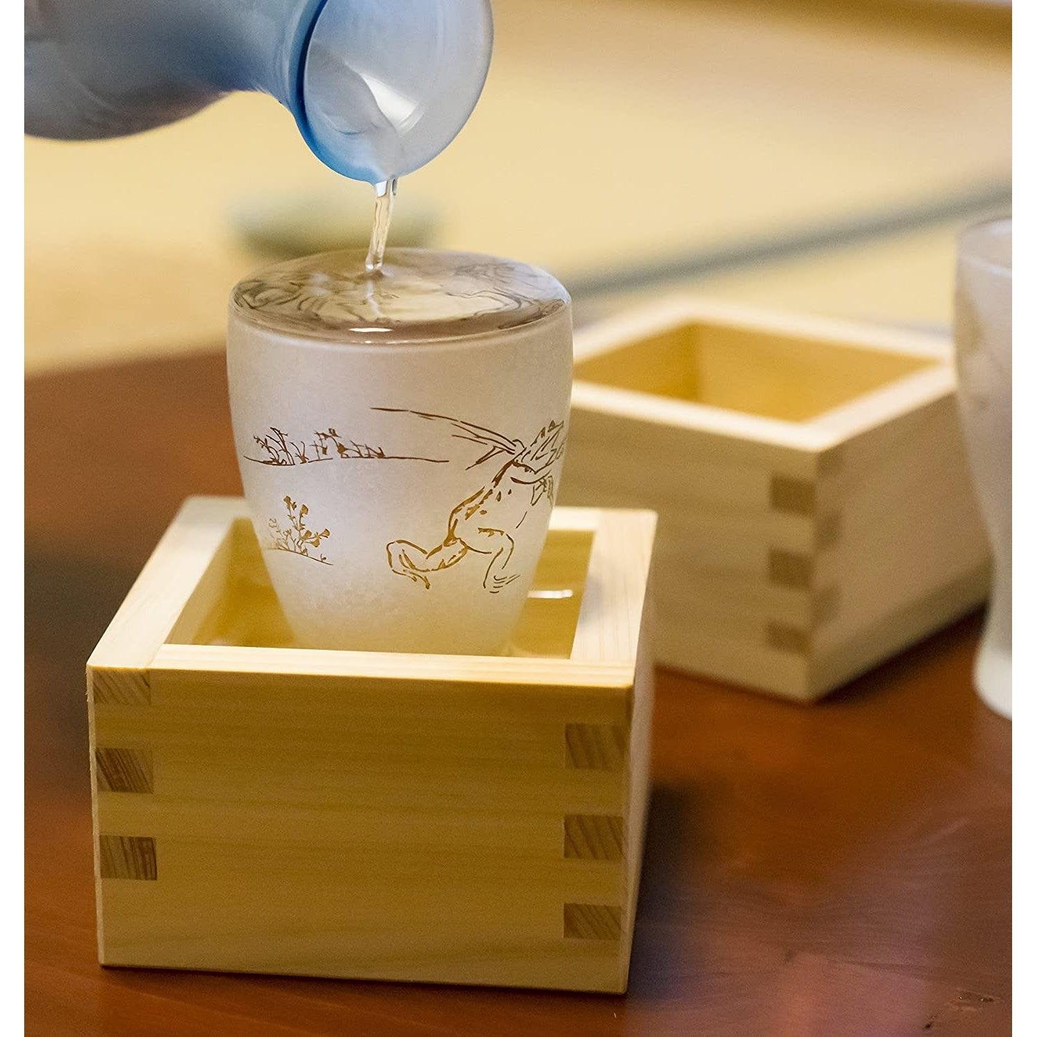 Premium Hinoki Cypress Masu Cup 1 Gou Japanese Sake Box