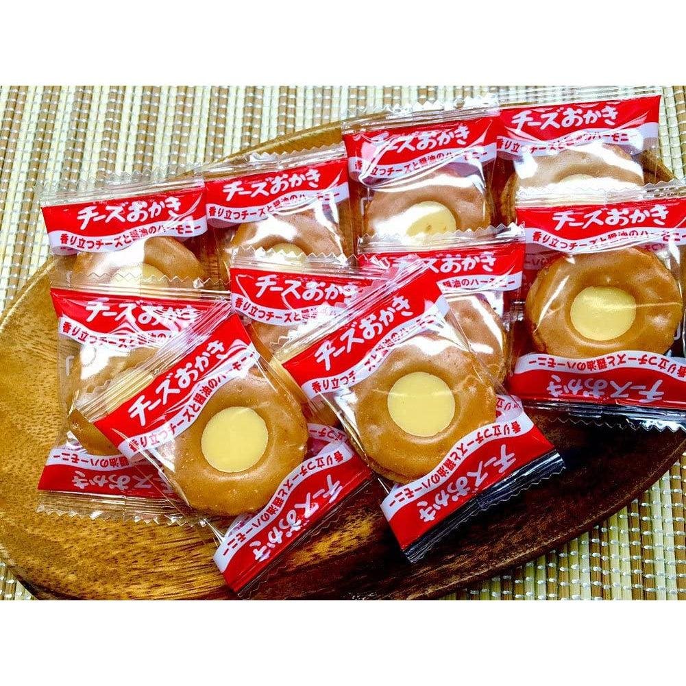 Bourbon Cheese Okaki Cream-Filled Rice Crackers – 85g Snack