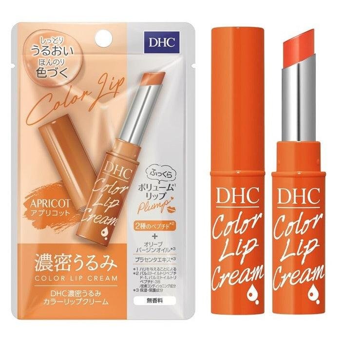 DHC Apricot Moisturizing Color Lip Cream Unscented 1.5g