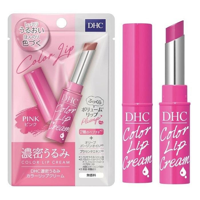 DHC Unscented Pink Lip Cream – Hydrating Plumping Lipstick 1.5g