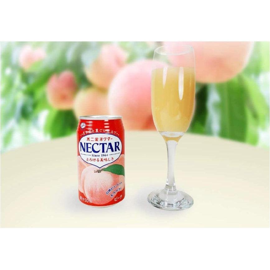Fujiya Nectar Crushed White Peach Drink – 380ml Refreshing Japanese Juice