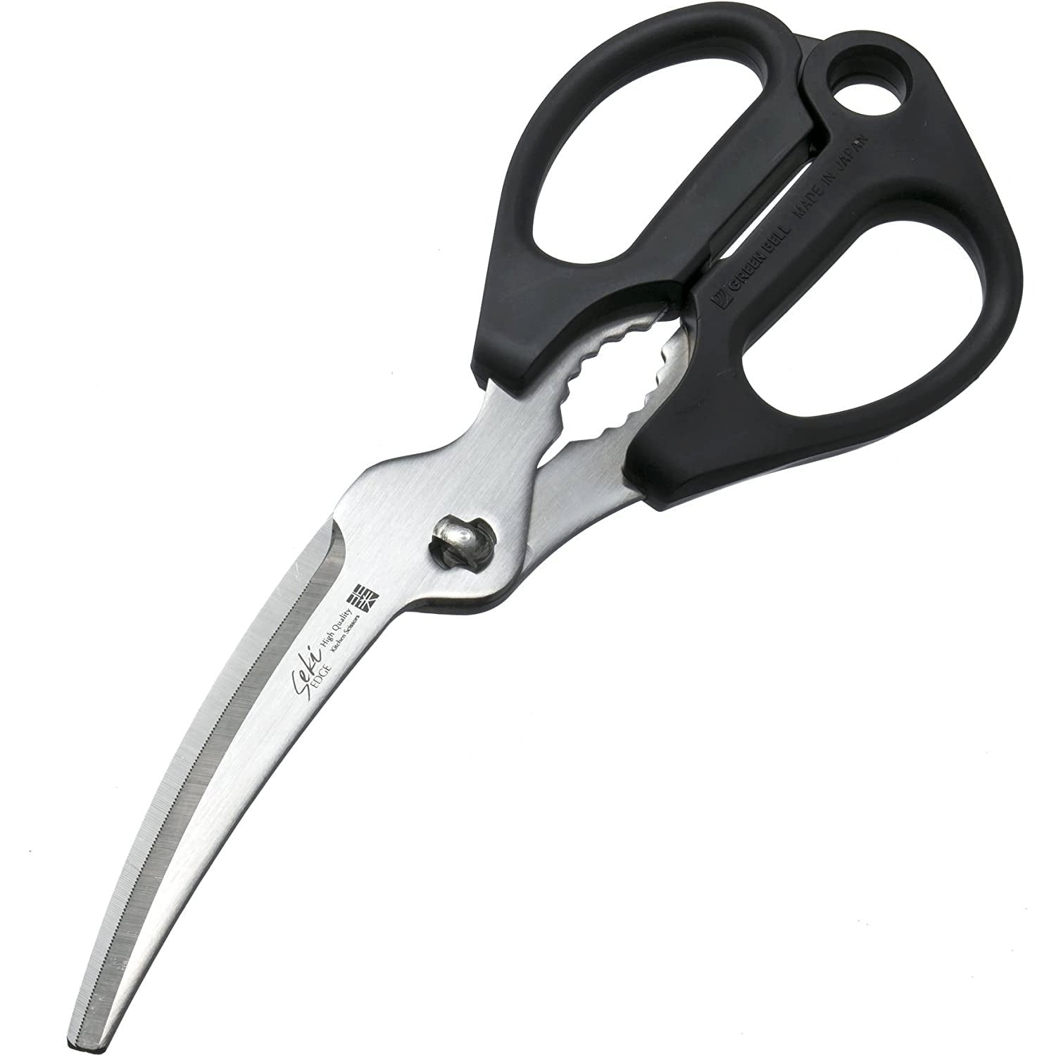Green Bell Detachable Stainless Steel Kitchen Shears – Black