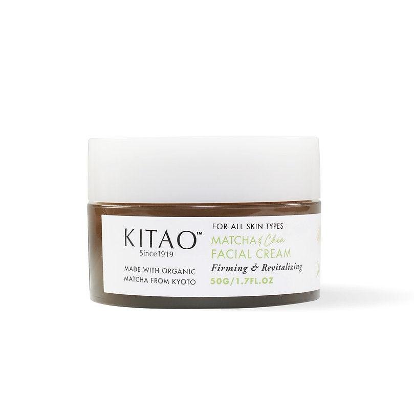 Kitao Matcha Facial Cream Hydrating Green Tea Moisturizer 50g