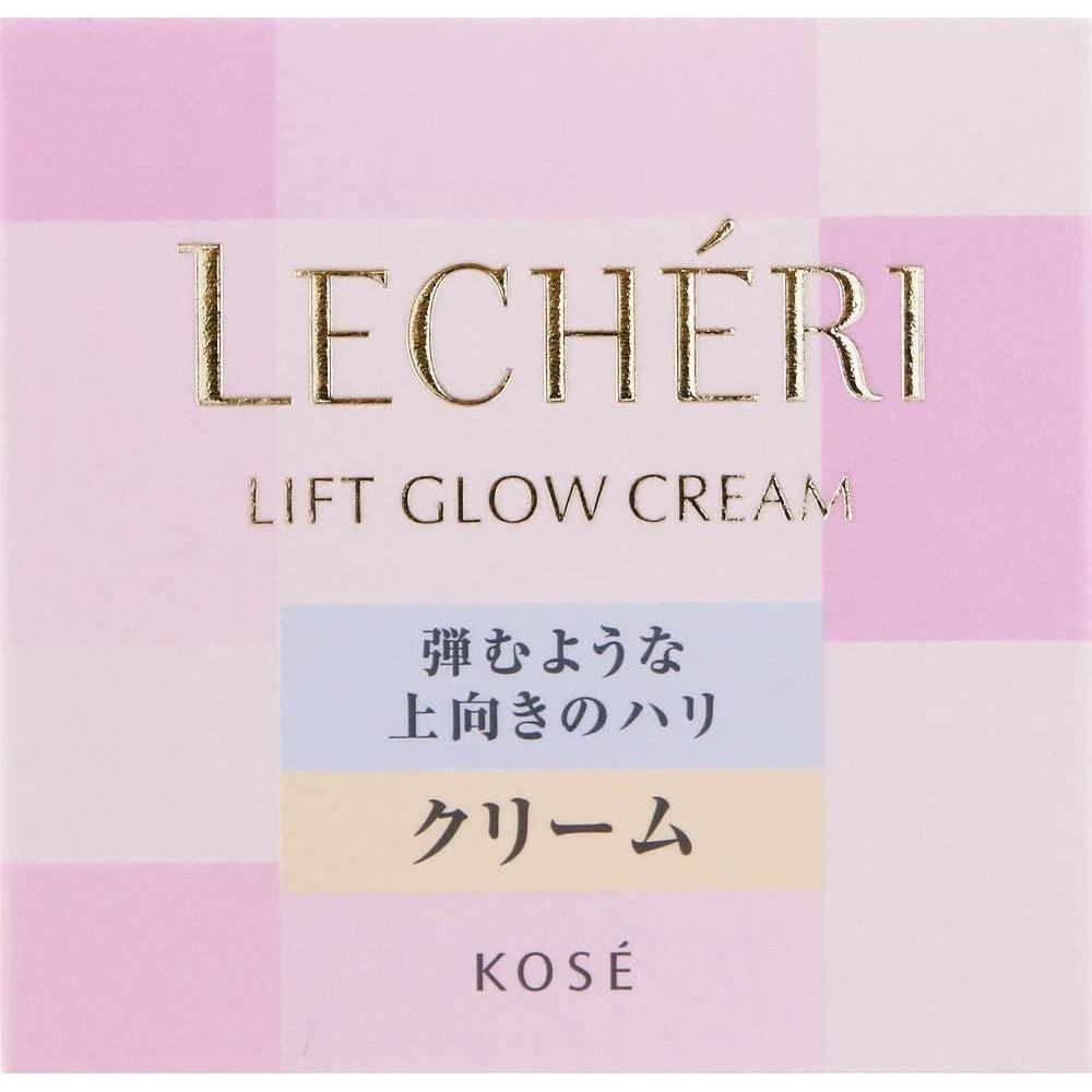 Kose Lecheri Lift Glow Cream 40g Facial Lifting Radiance Moisturizer