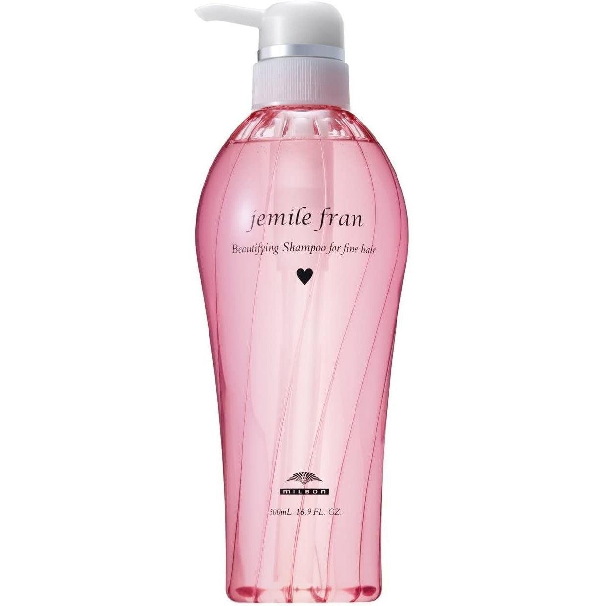 Milbon Jemile Fran Elastic Collagen Shampoo for Fine Hair 500ml