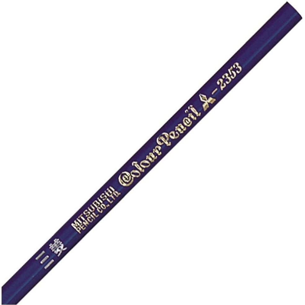 Mitsubishi Prussian Blue Colored Pencil Set – 12 Vibrant Japanese Pencils