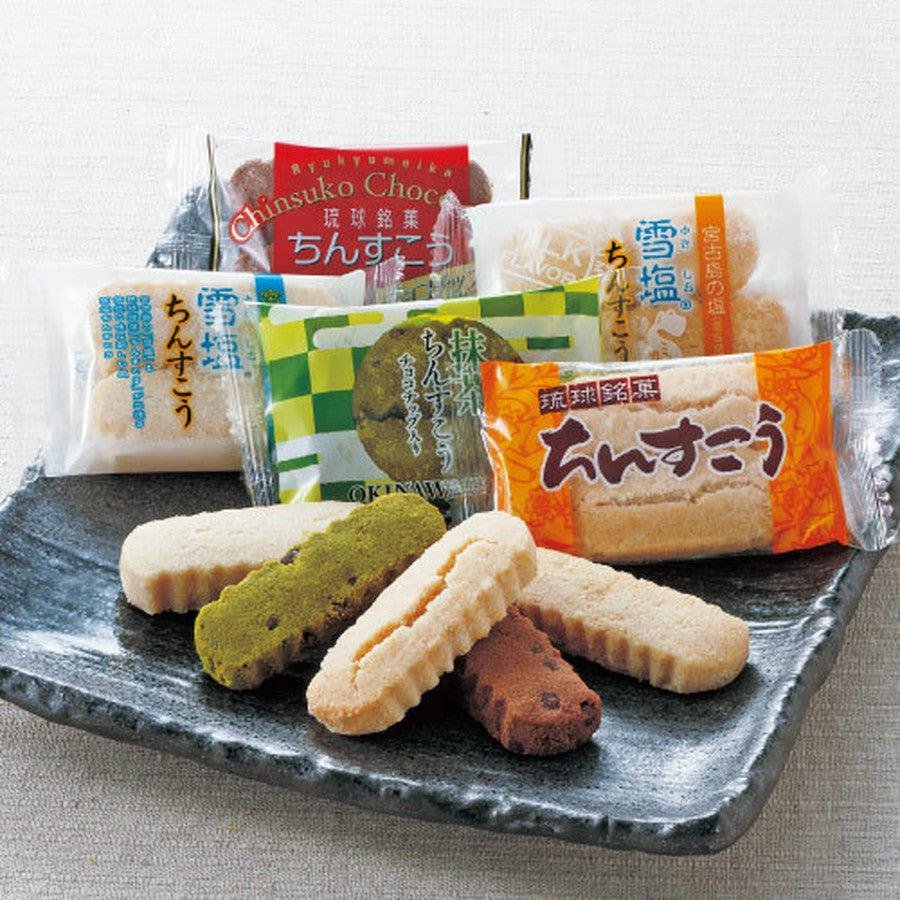 Nanpudo Chinsuko Okinawan Shortbread Cookie Assortment – 24 Flavorful Pieces