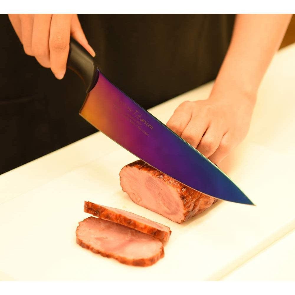 Sumikama Kasumi 200mm Opal Titanium Gyuto-Style Kitchen Knife