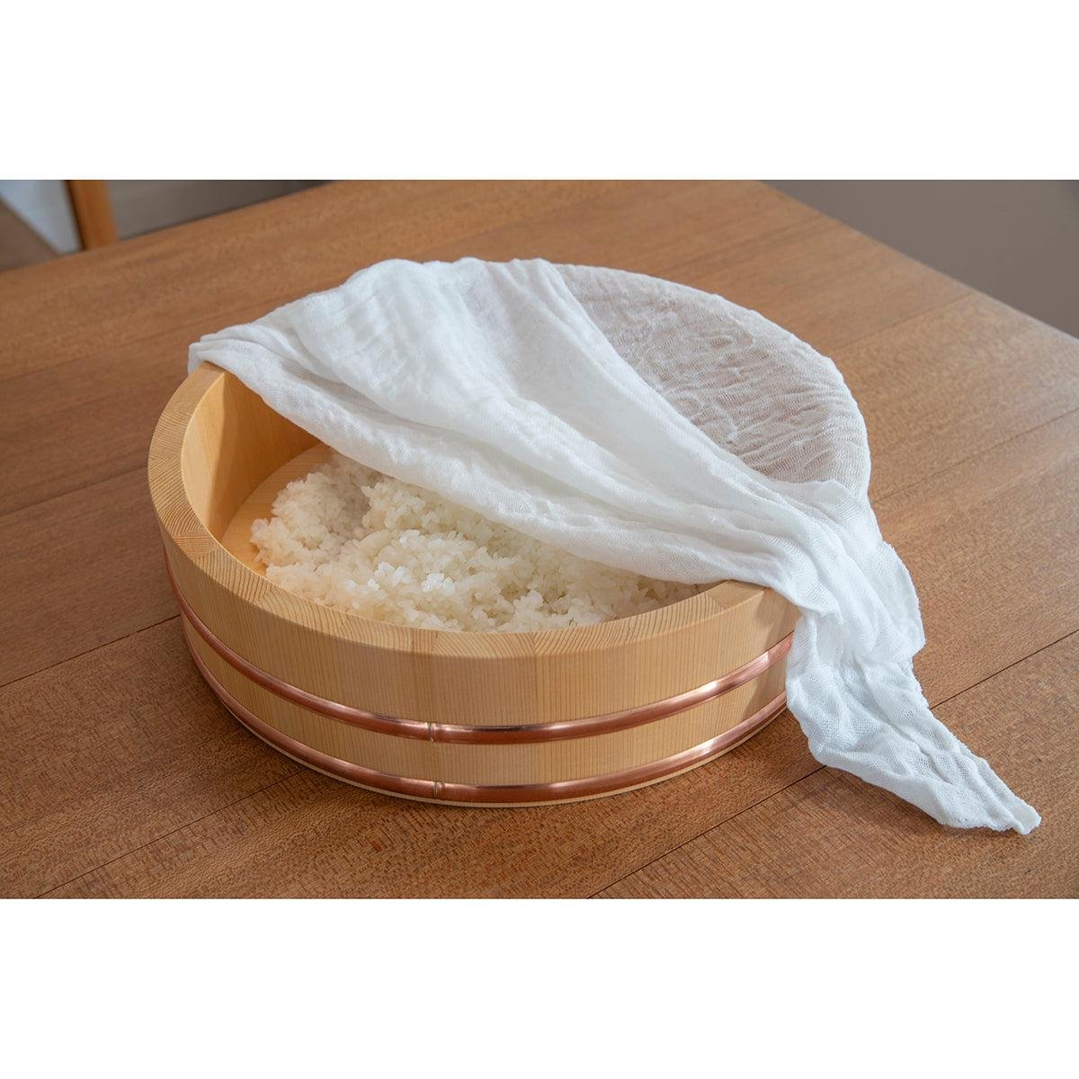 Umezawa Sawara Cypress 36cm Hangiri Wooden Sushi Oke Bowl