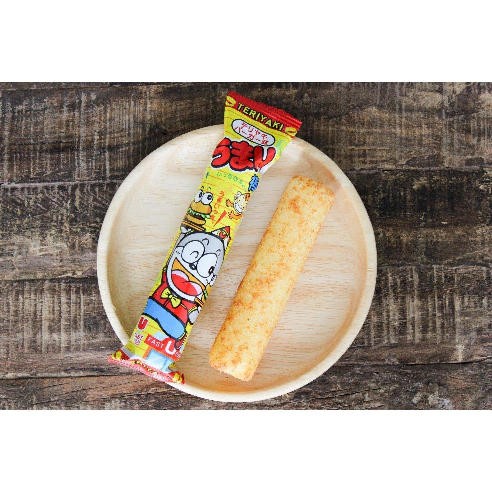 Yaokin Teriyaki Sauce Corn Puff Snack – 30 Crunchy Pieces