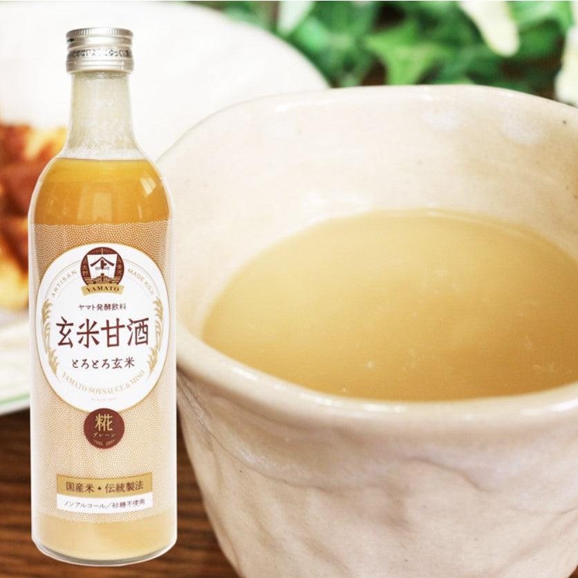 Yamato Genmai Brown Rice Amazake Fermented Drink 490ml