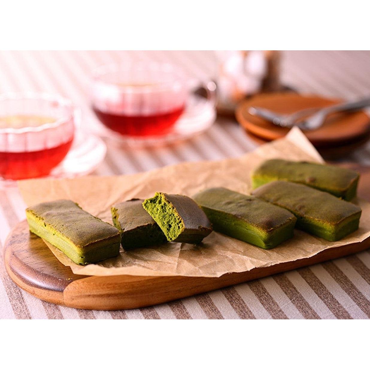 Premium Itohkyuemon Uji Matcha Green Tea Baked Cheesecake – 5 Pieces