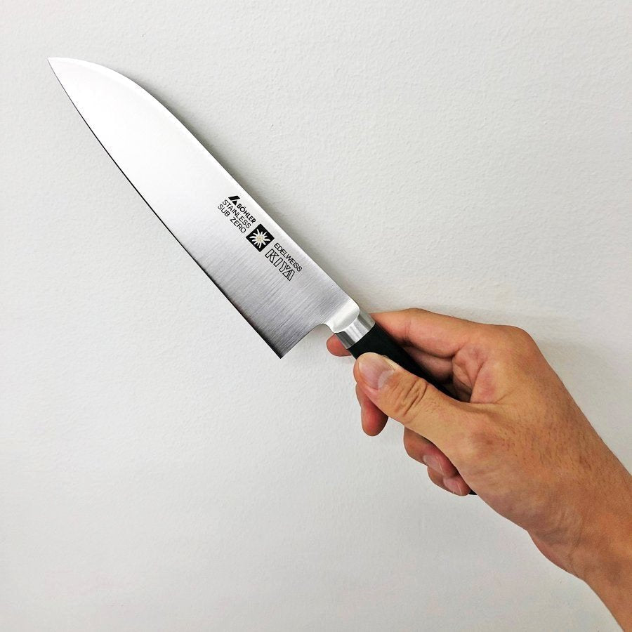 Kiya No.160 Edelweiss Steel 18cm Japanese Kamagata Usuba Knife
