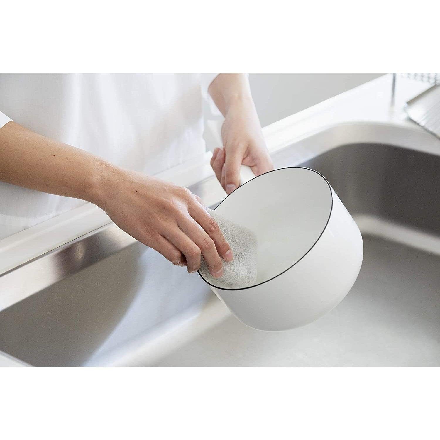 Kamenoko Gray Kitchen Sponge Pack of 3 – Antibacterial Cleaning