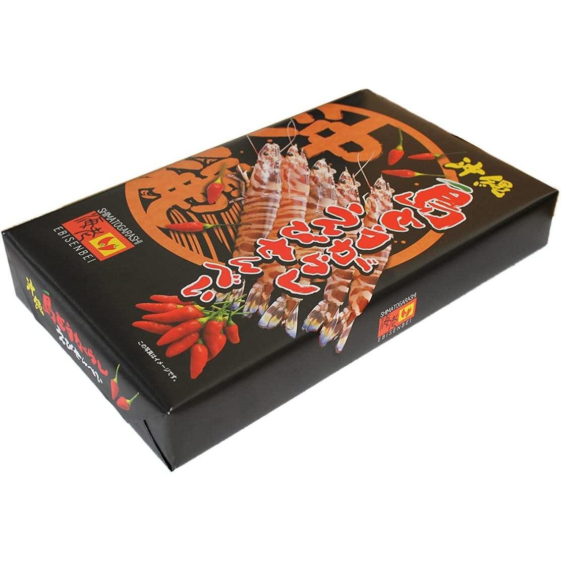 Nanpudo Okinawa Shima Togarashi Spicy Shrimp Rice Crackers 27 pcs